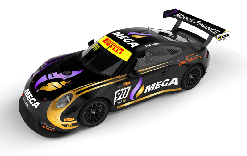 Liam Talbot and Mega Limited team up for Porsche Australian GT attack